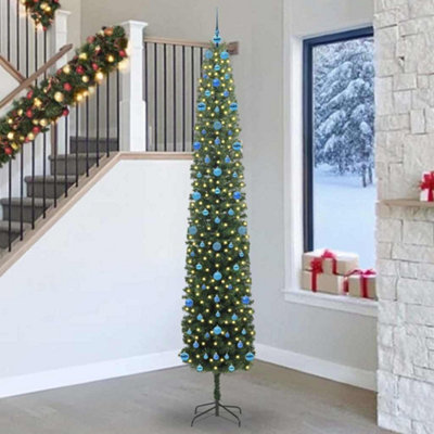 Vidaxl Green Artificial Christmas Tree With 300 Leds With Stand 270 Cm