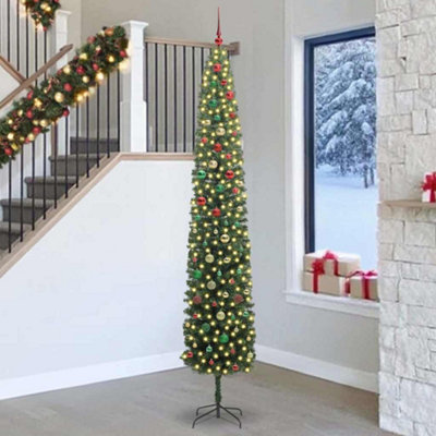 Vidaxl Green Artificial Christmas Tree With 300 Leds With Stand 270 Cm