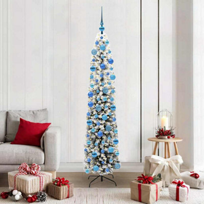 B&Q -  Artificial Christmas Tree With 300 Leds With Stand Green 180 Cm