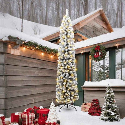 Vidaxl Green Artificial Christmas Tree With 300 Leds With Stand 240 Cm