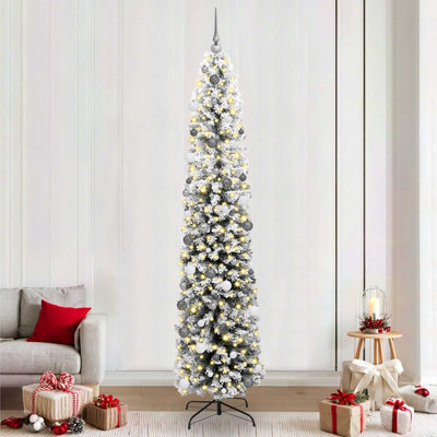Vidaxl Green Artificial Christmas Tree With 300 Leds With Stand 240 Cm