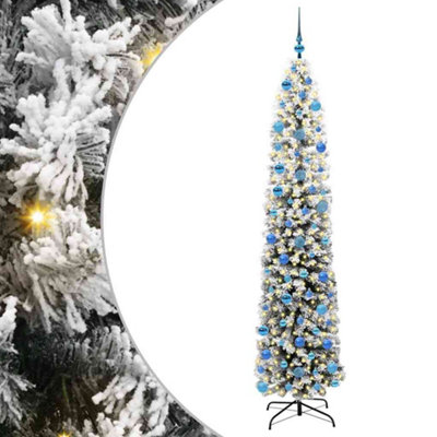 Vidaxl Artificial Christmas Tree With 300 Leds With Stand Green 240 Cm - Image 3
