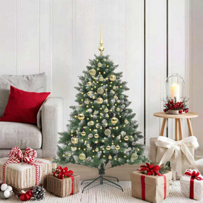 Vidaxl Artificial Christmas Tree With 150 Leds With Stand Green 120 Cm