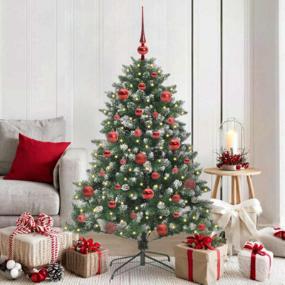 Vidaxl Artificial Christmas Tree With 150 Leds With Stand Green 150 Cm from B&Q