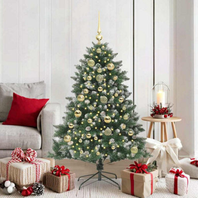 Vidaxl Artificial Christmas Tree With 150 Leds With Stand Green 150 Cm from B&Q