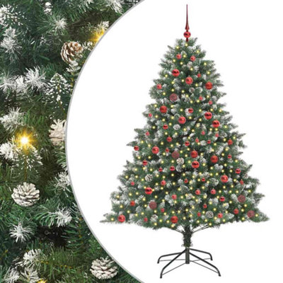 Vidaxl Green Artificial Christmas Tree With Stand 126 X 126 X 180 Cm