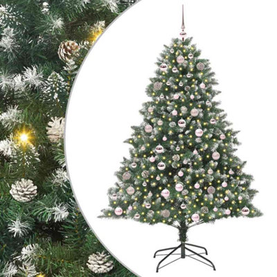 vidaXL Artificial Christmas Tree with Stand - Green - 180 cm - Image 4