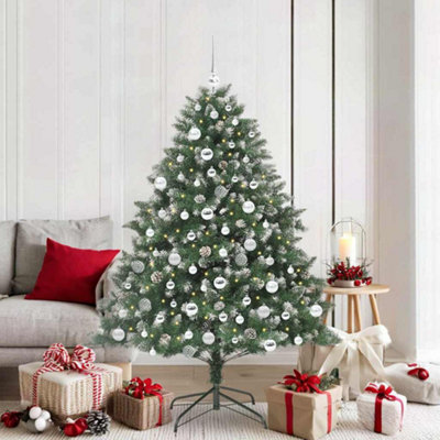Vidaxl Green Artificial Christmas Tree With Stand 126 X 126 X 180 Cm