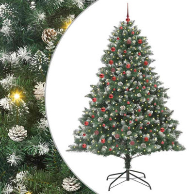 Vidaxl Green Artificial Christmas Tree With Stand 140 X 140 X 210 Cm