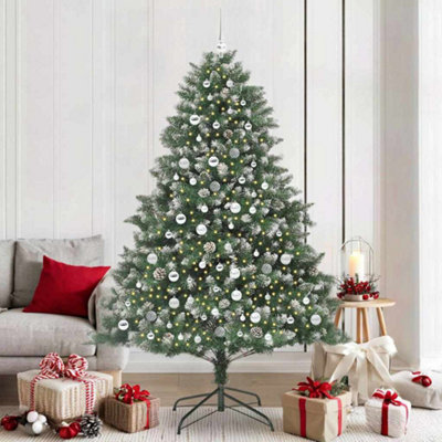 Vidaxl Green Artificial Christmas Tree With Stand 140 X 140 X 210 Cm