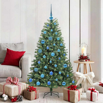 Vidaxl Artificial Hinged Christmas Tree Green 150 Cm Pvc And Metal from B&Q