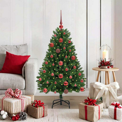 B&Q -  Artificial Christmas Tree Green 120 Cm Pvc And Metal