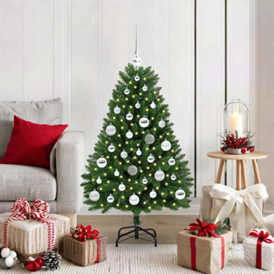 B&Q -  Artificial Christmas Tree Green 120 Cm Pvc And Metal