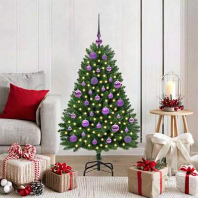 B&Q -  Artificial Christmas Tree Green 120 Cm Pvc And Metal