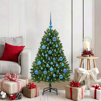 Vidaxl Artificial Christmas Tree Green 120 Cm Pvc And Metal