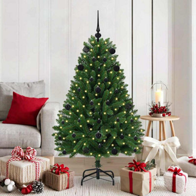 B&Q -  Artificial Christmas Tree Green 150 Cm Pvc And Metal