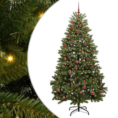 Vidaxl Green Artificial Christmas Tree With Stand 210 Cm Pvc And Metal