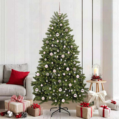 Vidaxl Artificial Christmas Tree Green 210 Cm Pvc And Metal from B&Q