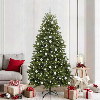 Vidaxl Artificial Christmas Tree Green 210 Cm Pvc And Metal from B&Q