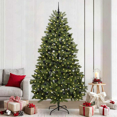 B&Q -  Artificial Christmas Tree Green 240 Cm Pvc And Metal
