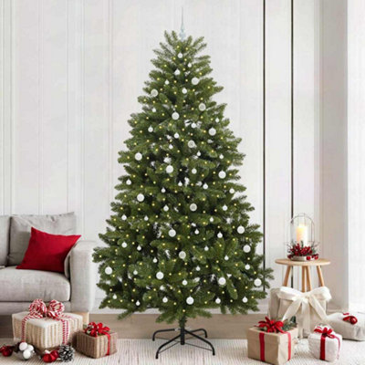 B&Q -  Artificial Christmas Tree Green 240 Cm Pvc And Metal