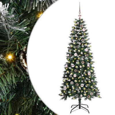 Vidaxl Artificial Christmas Tree With 150 Leds With Stand Green 150 Cm from B&Q