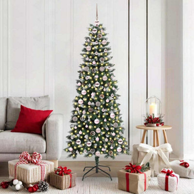 Vidaxl Artificial Christmas Tree With 300 Leds With Stand Green 180 Cm from B&Q