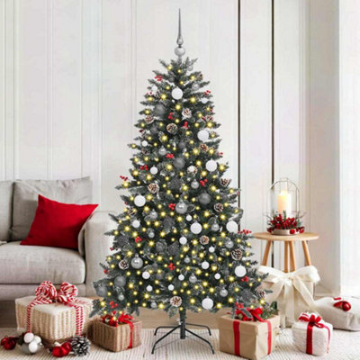 Vidaxl Green Artificial Christmas Tree With 300 Leds 99 X 99 X 180 Cm