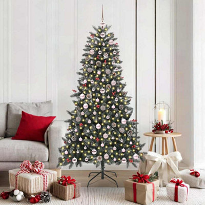 Vidaxl Green Artificial Christmas Tree With 300 Leds 99 X 99 X 180 Cm
