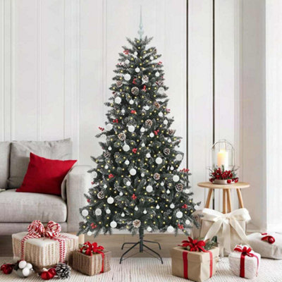 Vidaxl Green Artificial Christmas Tree With 300 Leds 99 X 99 X 180 Cm