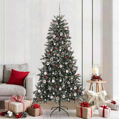 Vidaxl Green Artificial Christmas Tree With Stand 114 X 114 X 210 Cm