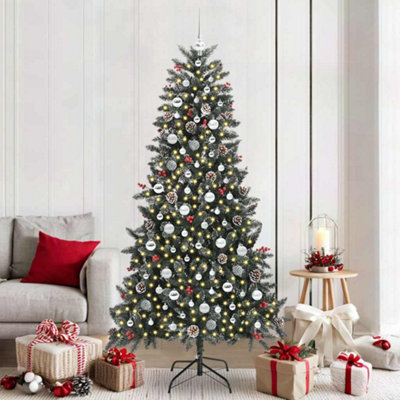 Vidaxl Green Artificial Christmas Tree With Stand 114 X 114 X 210 Cm