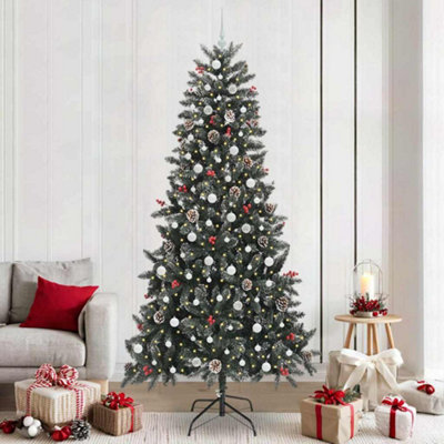 Vidaxl Artificial Christmas Tree With 300 Leds With Stand Green 240 Cm from B&Q
