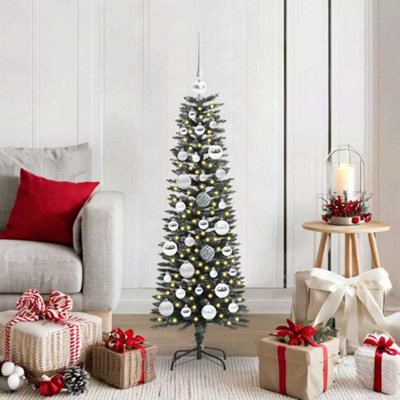 Vidaxl Artificial Christmas Tree With 150 Leds With Stand Green 120 Cm