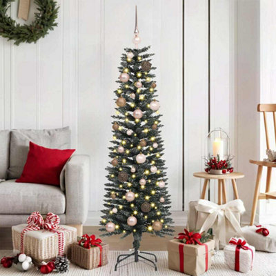 Vidaxl Artificial Christmas Tree With 150 Leds With Stand Green 150 Cm from B&Q