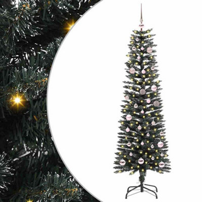 Vidaxl Artificial Christmas Tree With 150 Leds With Stand Green 150 Cm from B&Q