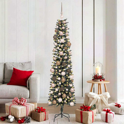 Vidaxl Green Artificial Christmas Tree With Stand 50.5 X 50.5 X 180 Cm