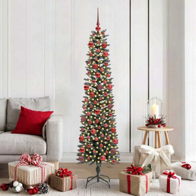 Vidaxl Green Artificial Christmas Tree With Stand 50.5 X 50.5 X 180 Cm
