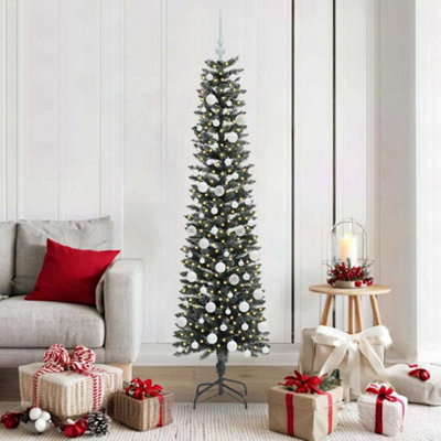 Vidaxl Green Artificial Christmas Tree With Stand 50.5 X 50.5 X 180 Cm