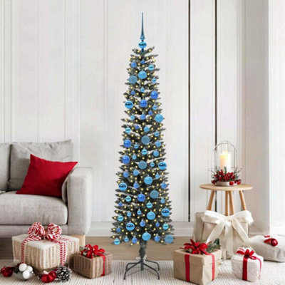 Vidaxl Artificial Christmas Tree With 300 Leds With Stand Green 180 Cm from B&Q