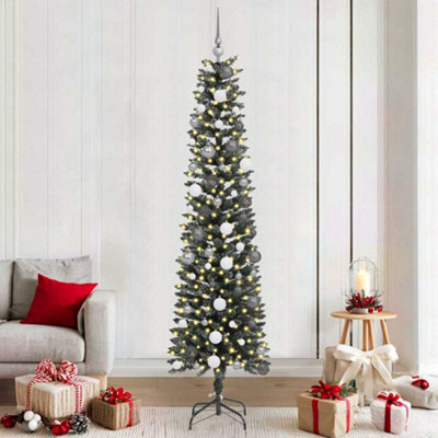Vidaxl Green Artificial Christmas Tree With 300 Leds 58 X 58 X 210 Cm