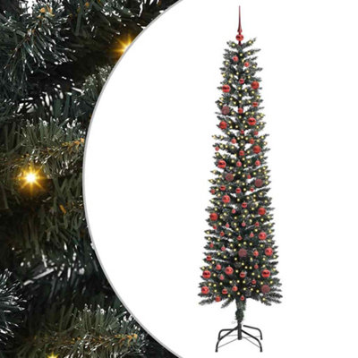 Vidaxl Green Artificial Christmas Tree With 300 Leds 58 X 58 X 210 Cm