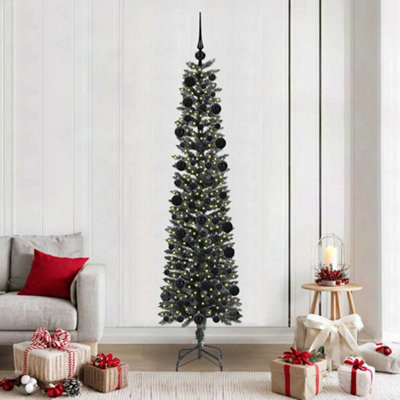 Vidaxl Artificial Christmas Tree With 300 Leds With Stand Green 210 Cm from B&Q