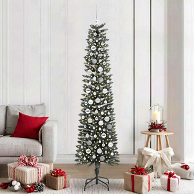 Vidaxl Green Artificial Christmas Tree With 300 Leds 58 X 58 X 210 Cm