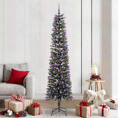 Vidaxl Artificial Christmas Tree With 300 Leds With Stand Green 210 Cm from B&Q