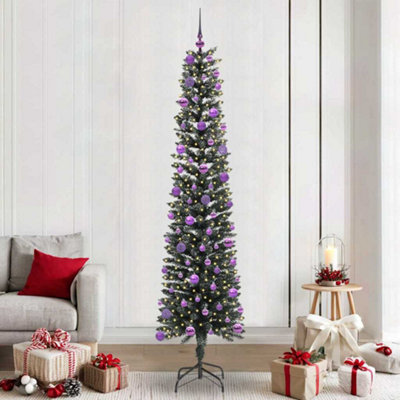 Vidaxl Artificial Christmas Tree With 300 Leds With Stand Green 240 Cm