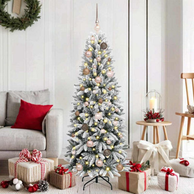 Vidaxl Artificial Christmas Tree White 150 Cm - Image 4