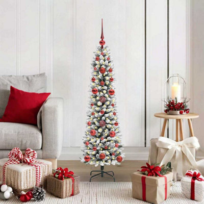 Vidaxl Green/White Artificial Christmas Tree With 150 Leds And 120 Cm