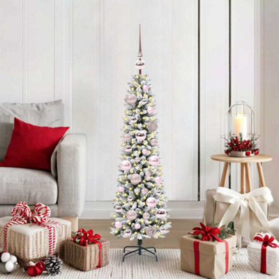 Vidaxl Green/White Artificial Christmas Tree With 150 Leds And 120 Cm