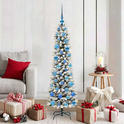 vidaXL Artificial Christmas Tree 150 cm - Green - PVC/Metal - Image 4